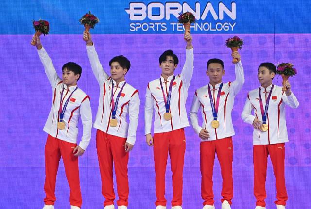 亚运体操中国八金完胜日本 女队两强项失守敲警钟