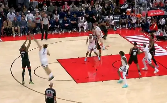 麻将胡了2-申京助攻杜兰特三分命中，火箭领先灰熊到11分分差